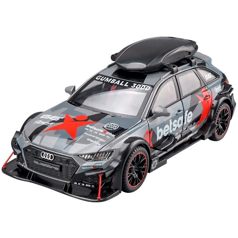 Mô Hình Xe Hơi Thể Thao Audi RS6 Bằng Hợp Kim Tỉ Lệ 1: 24