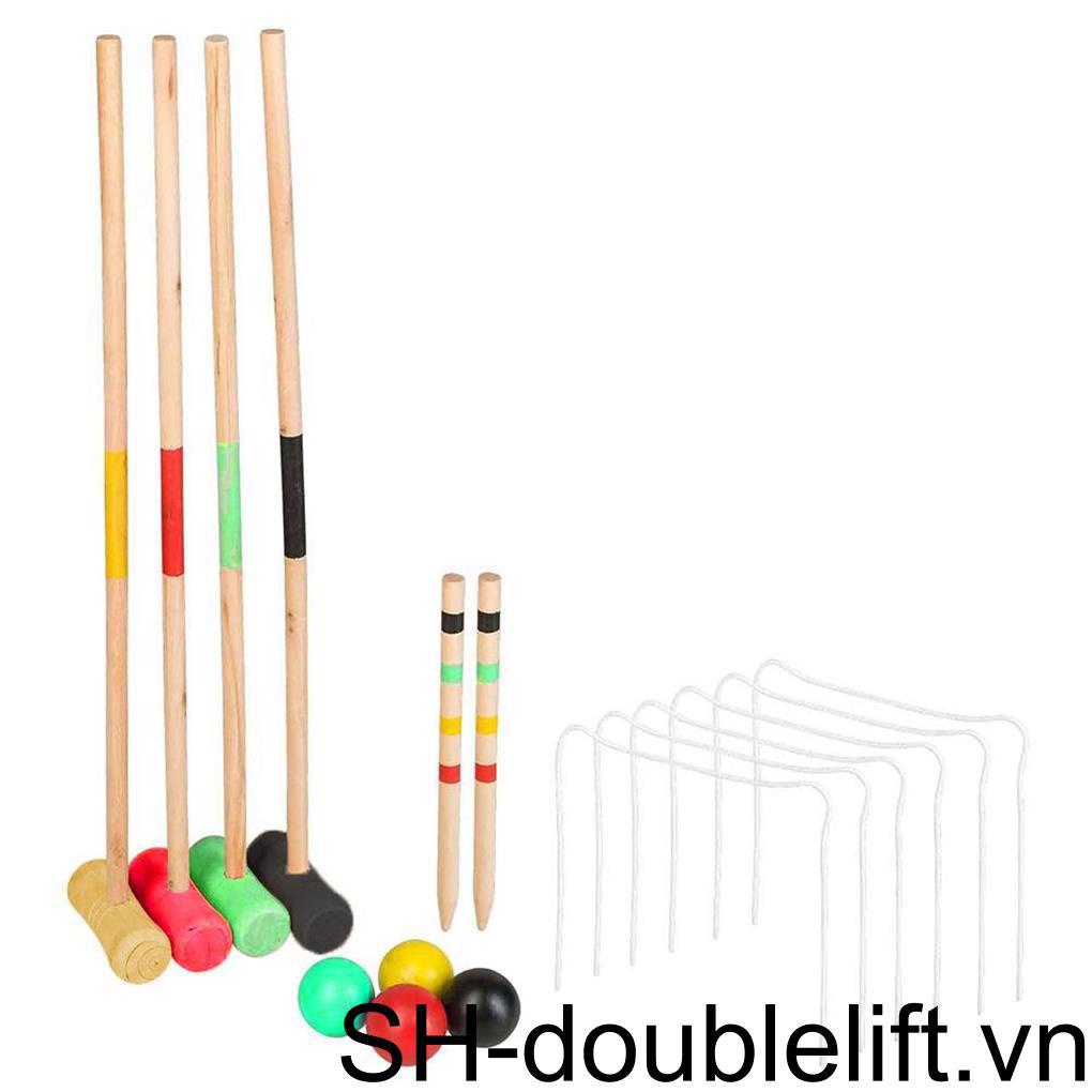 Bộ Dụng Cụ Chơi Thể Thao Ngoài Trời Phong Cách Vintage Kèm Túi Đựng