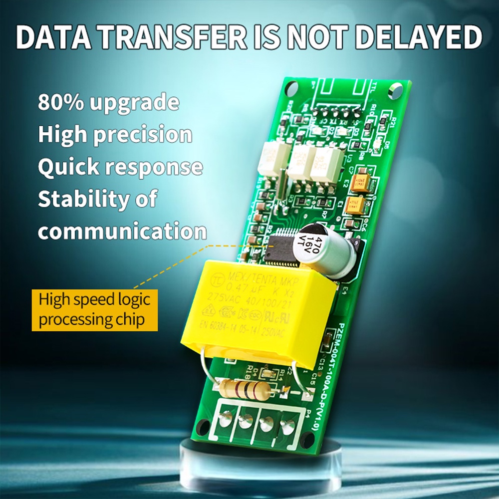 RIRIHI Mô Đun Kiểm Tra Dòng Điện Đa Năng PZEM-004T 0-100A 80-260V Dành Cho Arduino