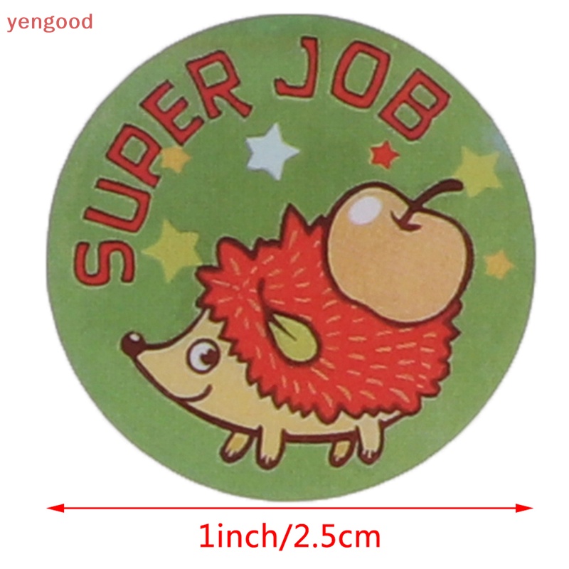 Cuộn 500 Miếng Dán Khen Thưởng Dễ Thương Cho Học Sinh