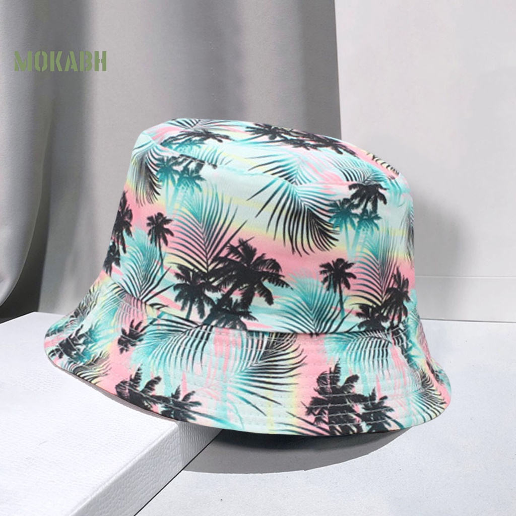 Nón Tai Bèo Hai Mặt In Họa Tiết Hoa Phong Cách Vintage Dành Cho Nam Nữ