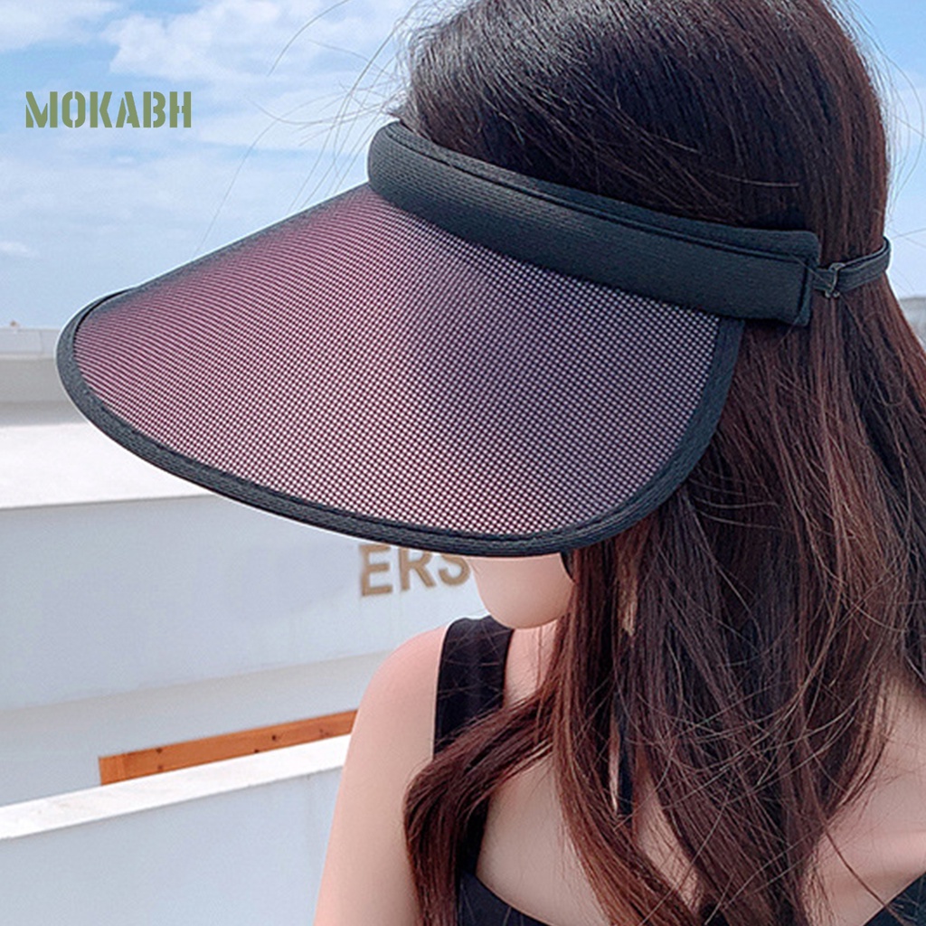 Mũ Lưỡi Trai Nửa Đầu Chống Nắng Mùa Hè Thay Đổi Màu Sắc Cho Nữ