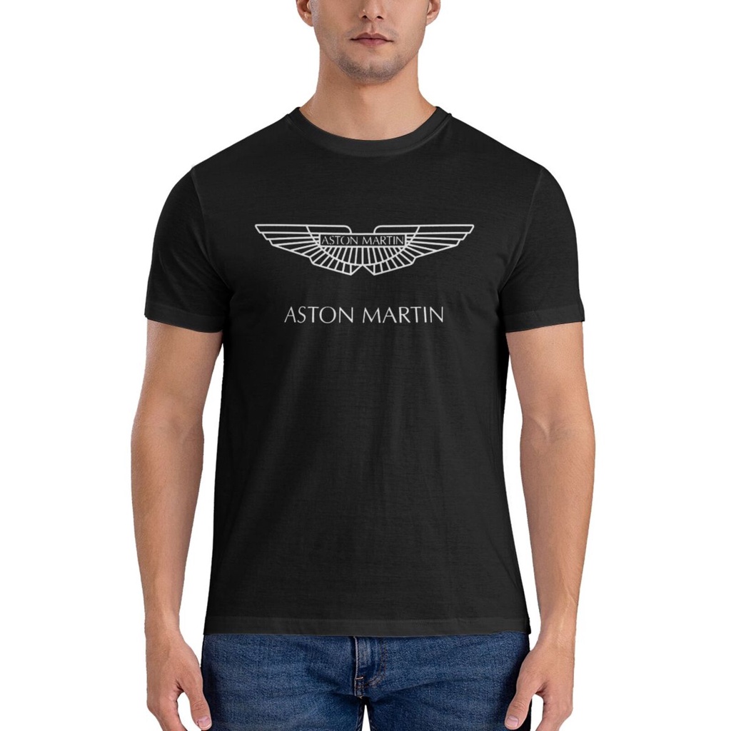 Logo Aston Martin Ô tô Áo phông thông thường Big