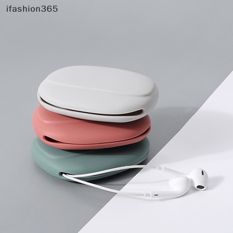 Hộp Đựng Dây Cáp Dữ Liệu / Tai Nghe Thiết Kế Đơn Giản Tiện Dụng Cho Điện Thoại Di Động ifashion365