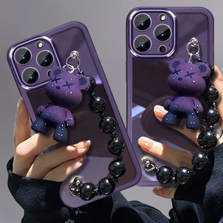 Ốp Điện Thoại Silicon Dẻo Hình Gấu 3D IPhone 11 13 12 14 Pro MAX Mini 6 6s 7 8 Plus X XR XS MAX 11Pro 7 + 8 + 14Plus