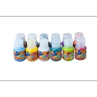 Màu vẽ Acrylic Colormate chai 30ml, màu acrylic, sơn acrylic