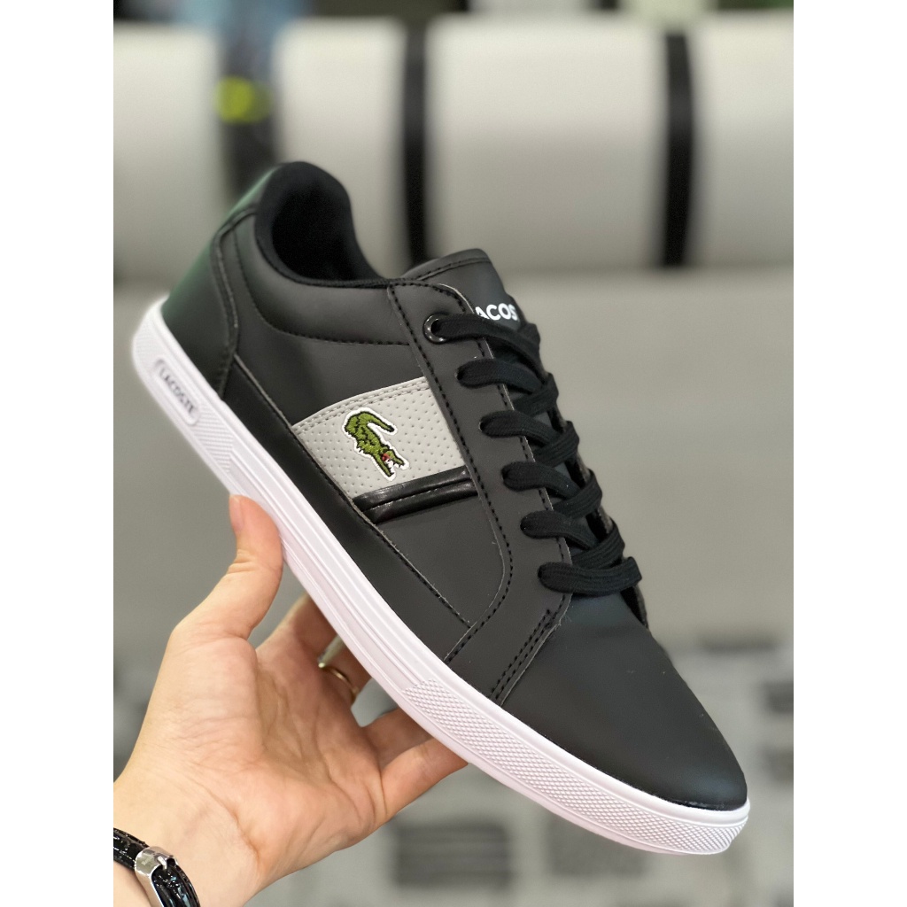 Giày Lacoste Chính Hãng Nam Dòng Thể Thao Lịch Lãm Thời Trang Da Cao Câp Full Box