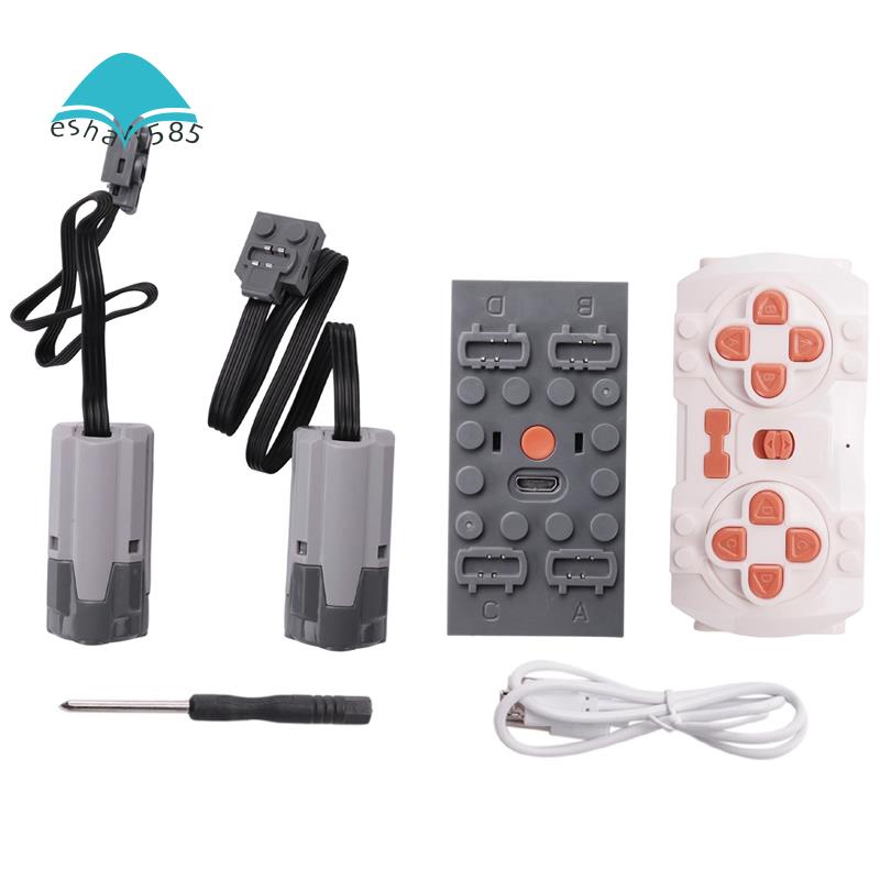 1 Bộ Mô Tơ Lập Trình Điều Khiển Từ Xa 2 Meduim Moter DIY Sáng Tạo Cho Trẻ Em
