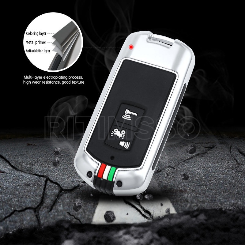 Vỏ Bọc Chìa Khóa Điều Khiển Từ Xa Bằng Hợp Kim Cho Honda Vario 125 150