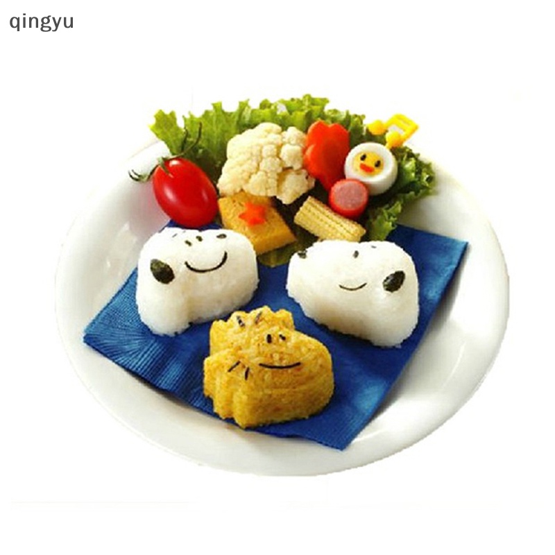 Bộ 3 Khuôn Cắt Bánh Mì Sandwich Hình Snoopy Dễ Thương