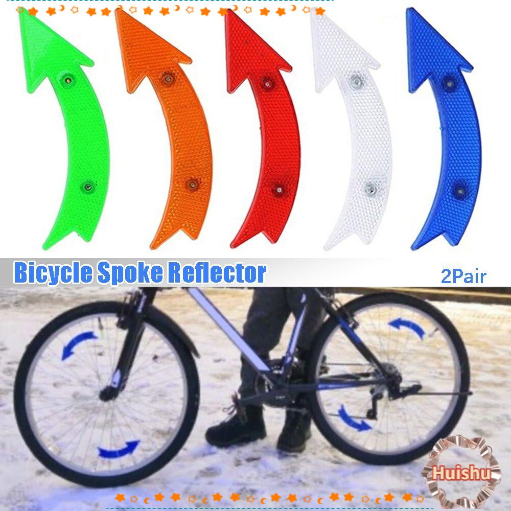 Bộ 2 Cặp Biển Báo An Toàn Gắn Căm Xe Đạp Tiện Dụng