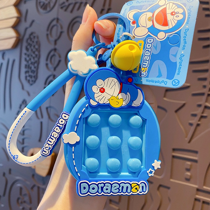 Móc Khóa Hình Máy Ảnh Doraemon Đầu To Dễ Thương