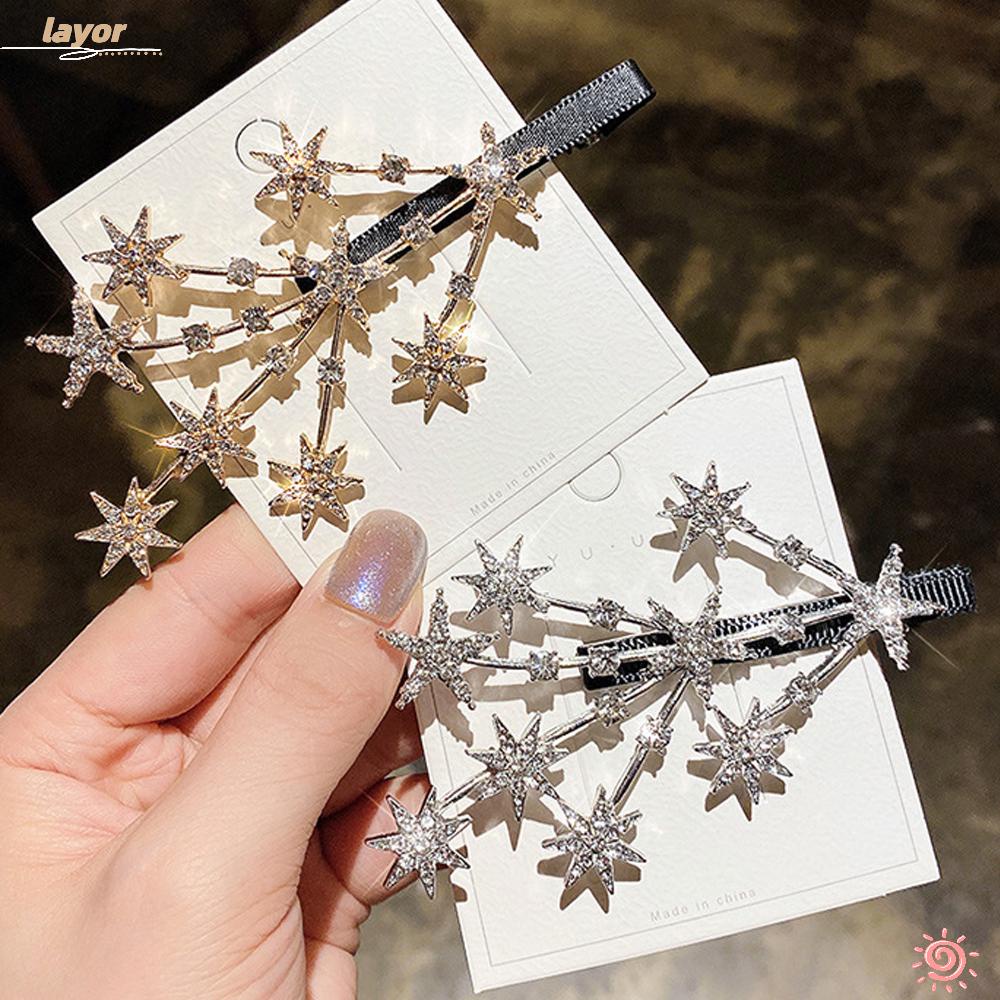 Kẹp Tóc Bằng Hợp Kim Thiết Kế Hình Học Cho Nữ