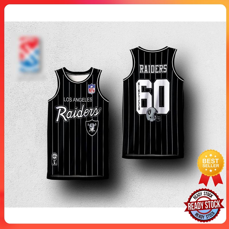 Plus nba jersey raiders hg concept jersey bóng rổ thể thao vest unisex casual plus size