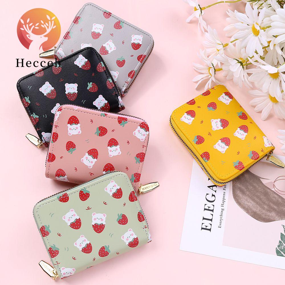 Ví Nữ Da PU Có Khóa Kéo Giá Đỡ