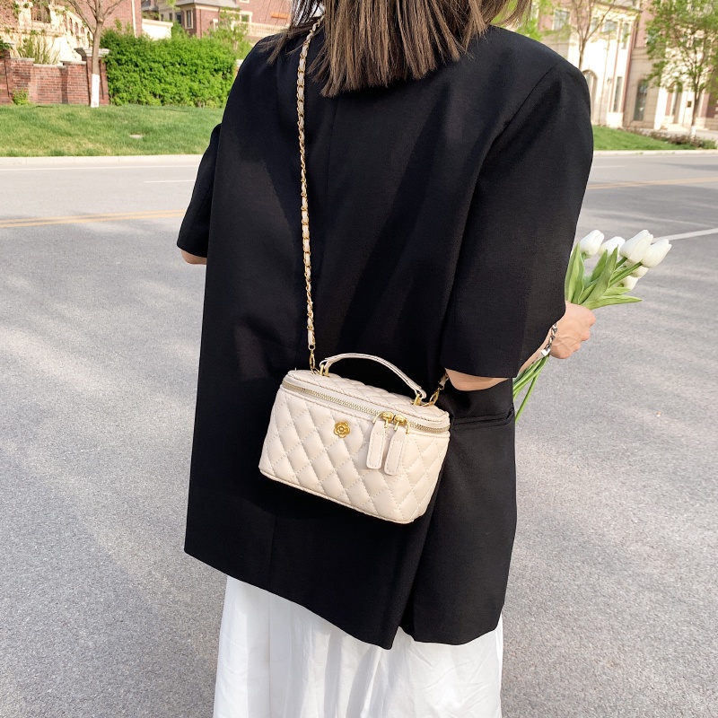 Túi Đeo Chéo Dây Xích Đính Đá Kim Cương Thời Trang Dành Cho Nữ