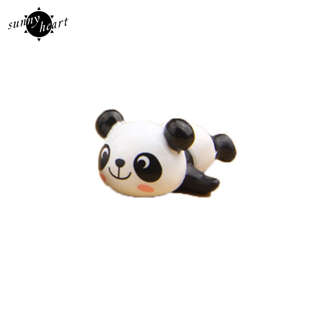 Đồ trang trí Gấu Trúc Bằng Resin Dễ Thương Dùng Trang Trí Bonsai