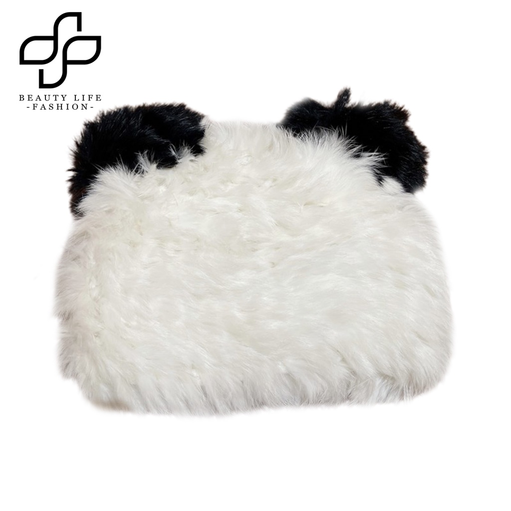 Mũ Beanie Lông Giả Dày Dặn Màu Trơn Chống Lạnh Chống Gió Thời Trang Mùa Đông Cho Nữ