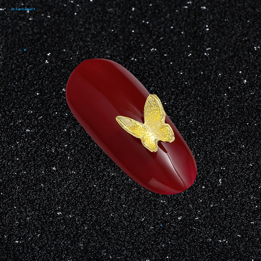 Túi Đựng Đồ Dùng Cao Cấp Tiện Dụng| Set 100 Hình Bướm 3D Đính Móng Nghệ Thuật