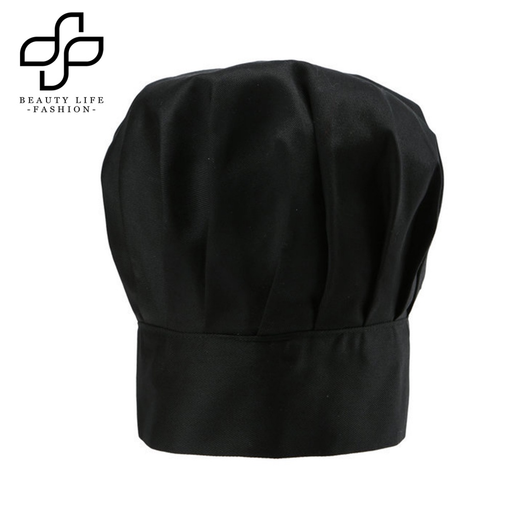 Mũ Đầu Bếp Màu Trơn Đơn Giản Tái Sử Dụng Được Cho Nam Và Nữ