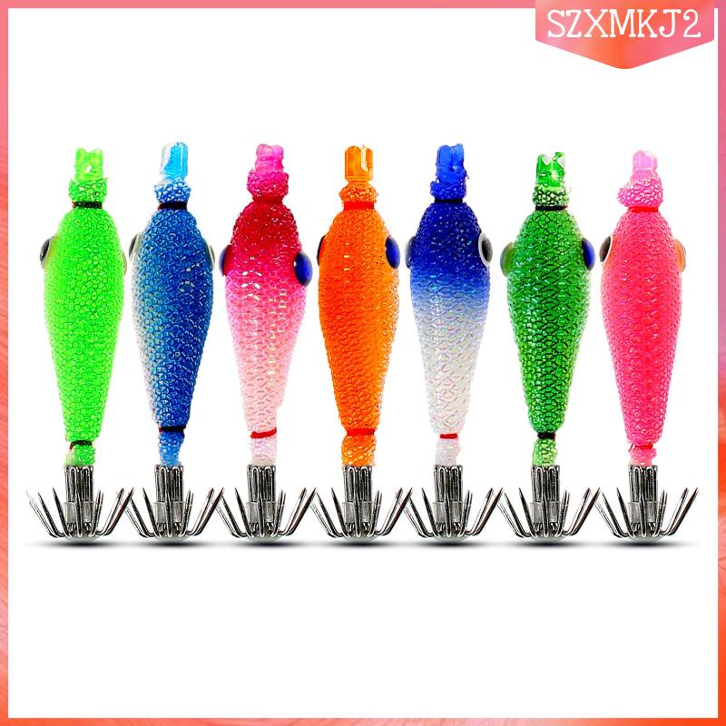 Set 7 Mồi Giả Dạ Quang Thu Hút Câu Cá Hiệu Quả szxmkj2