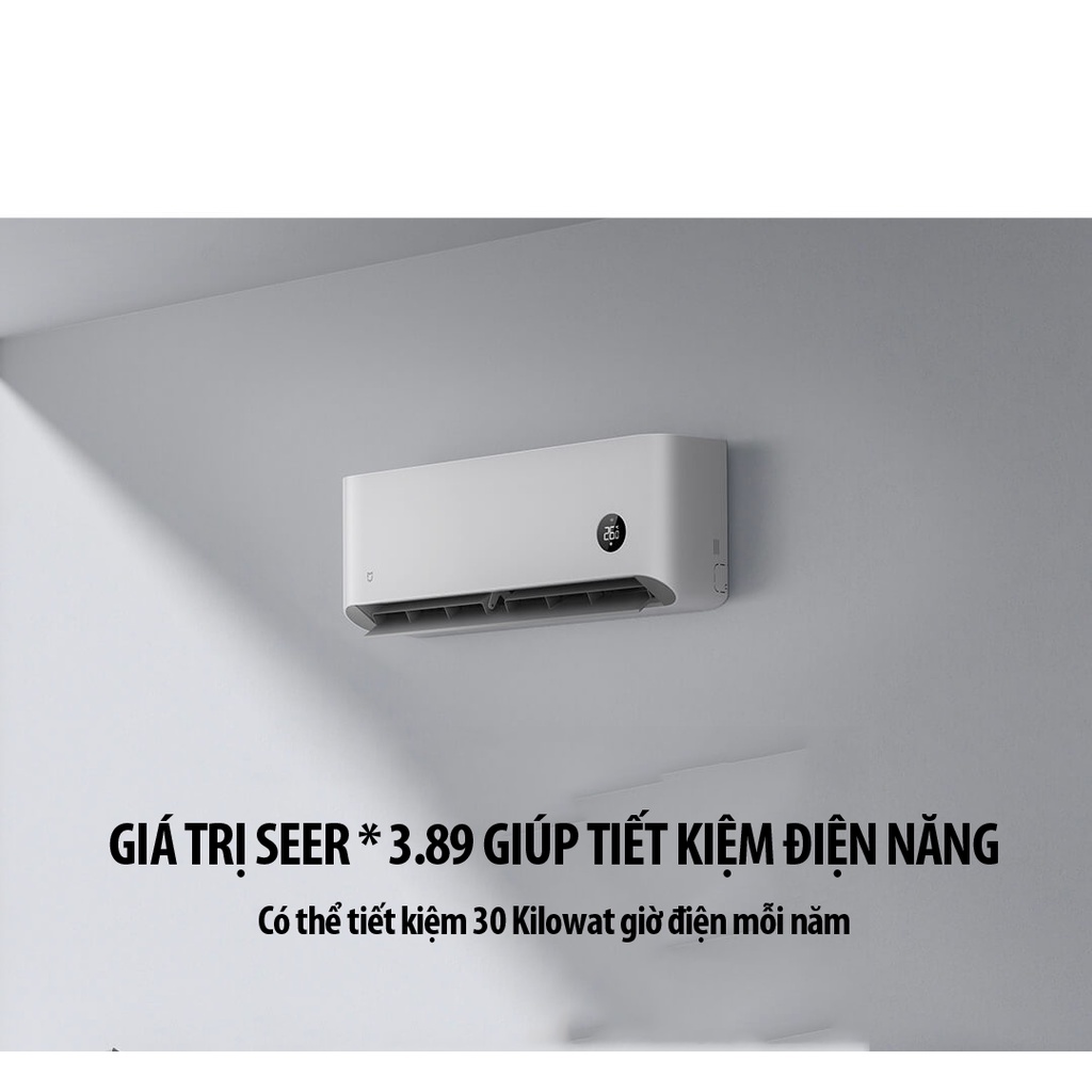 Điều Hòa Thông Minh 1 chiều Xiaomi Mijia 1HP KFR-26GW/C1A5/KFR-26GW/C1A5–Làm lạnh nhanh, độ ồn thấp
