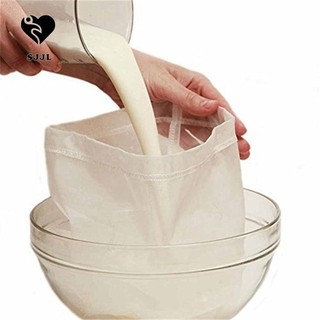 SJJL Túi lọc sữa đậu nành / cà phê / phô mai 200 lỗ lưới có thể tái sử dụng