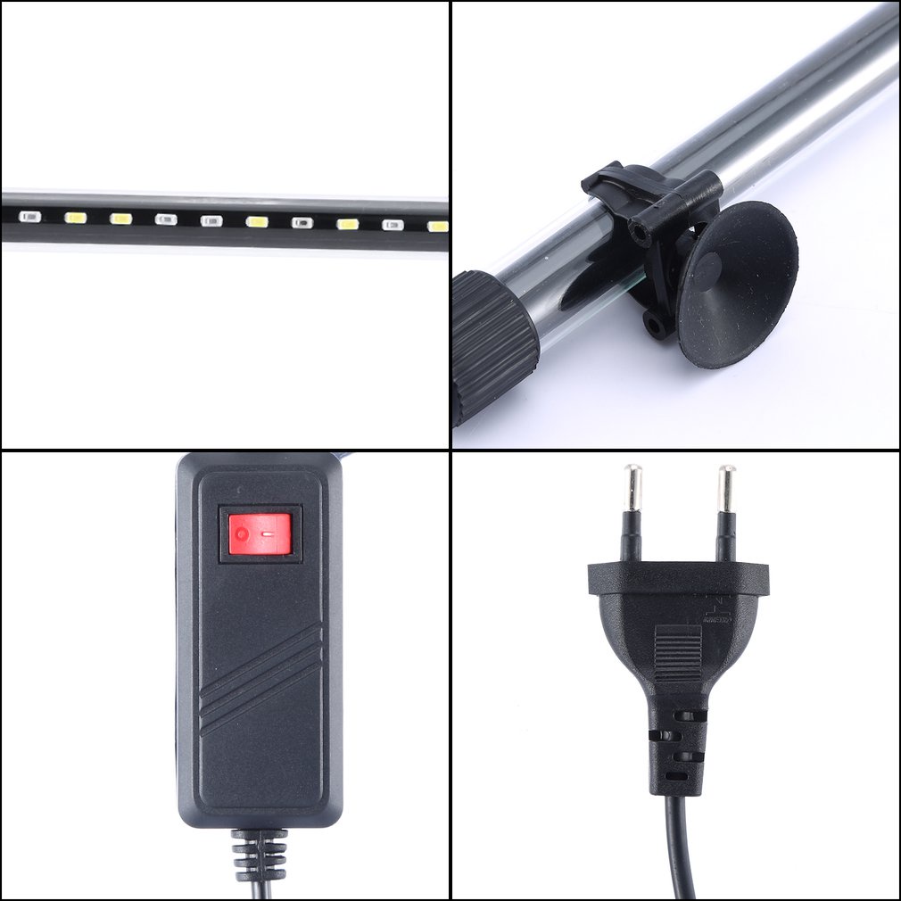 =Christmas=T4 Fish Tank Lamp Aquarium Lamp Small Amphibious Water Grass Led Lamp
