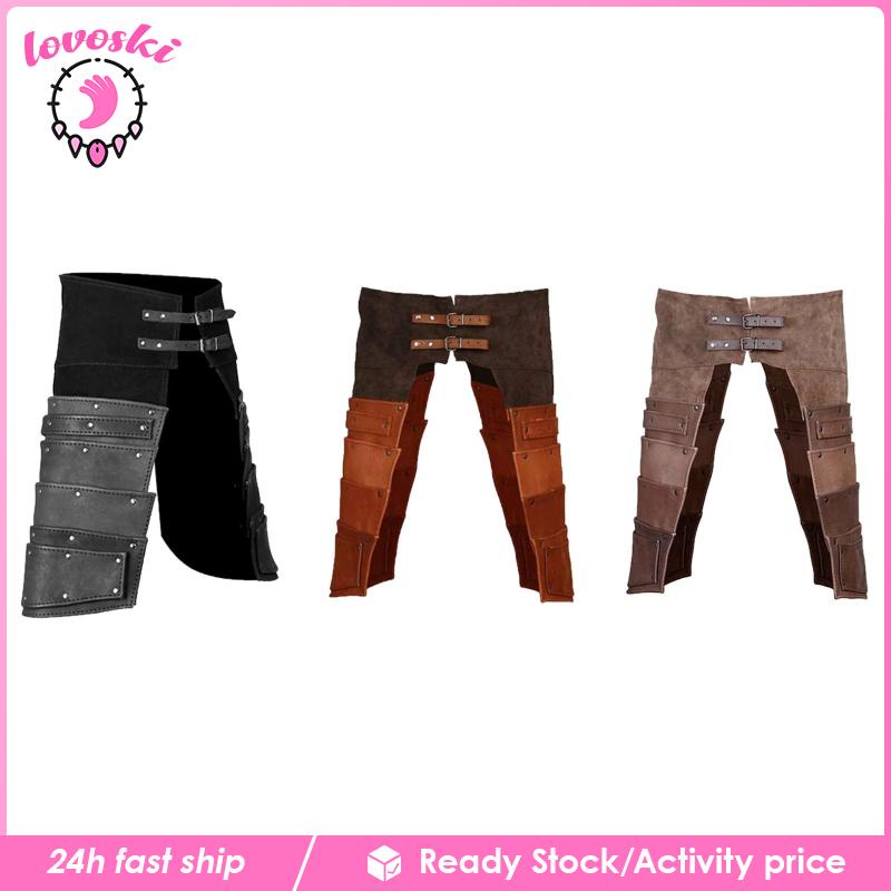 [Lovoski] Bọc Bảo Vệ Chân Bằng Da PU Dùng Hóa Trang Cướp Biển Thời Trung Cổ