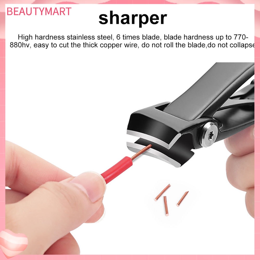 Kềm Cắt Móng Tay / Móng Chân Bằng Kim Loại Miệng Rộng / Dày / Cong Tiện Dụng