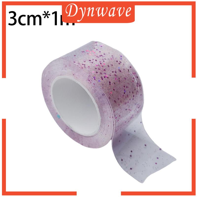 Băng Keo Nano Lấp Lánh Trong Suốt Dùng Thổi Bong Bóng Đồ Chơi DIY