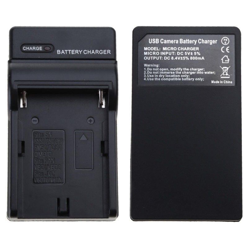 Bộ SạC Pin USB Cho MáY ẢNh NP-F550 F570 F770 F960 F970 FM50 F330 F930