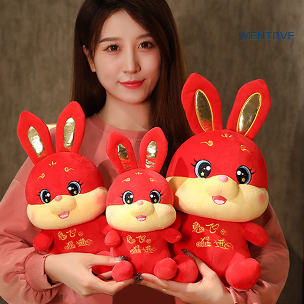 Thỏ Nhồi Bông Mềm Mại 27 / 33 / 42cm Trang Trí Nhà Cửa Dịp Năm Mới 2023