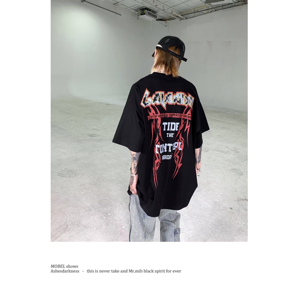 Áo Thun Tay Ngắn Cổ Tròn Dáng Rộng In Chữ Thời Trang Mùa Hè Dành Cho Cặp Đôi