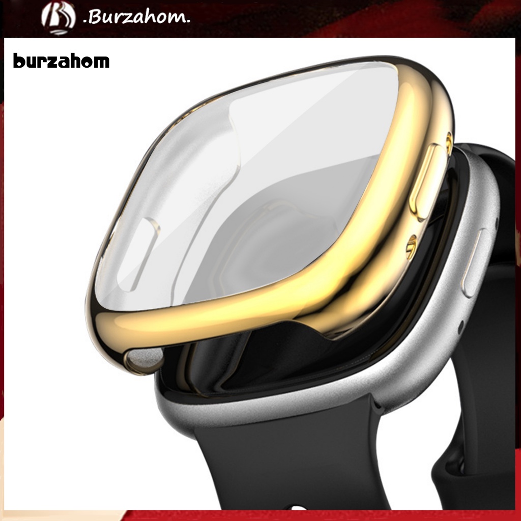 Ốp Bảo Vệ Bằng TPU Mạ Điện Chống Rơi Chống Bụi Cho Đồng Hồ Thông Minh Fitbit Versa4 / Sense2