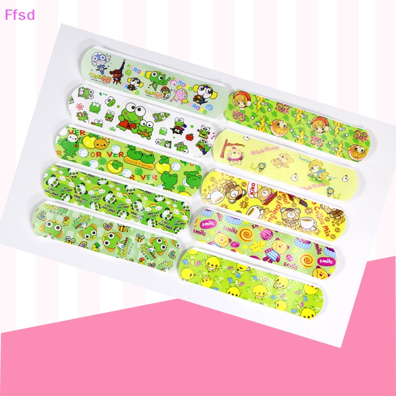 {Ffsd} Set 120 Băng Cá Nhân Hoạt Hình Thoáng Khí Chống Thấm Nước Hemostasis * Bán Chạy