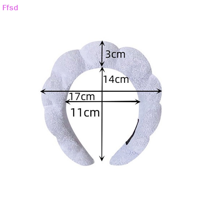 Băng Đô Cài Tóc Bằng Vải Nỉ Bong Bóng Trang Điểm Spa Cổ Điển Hàng Bán Chạy