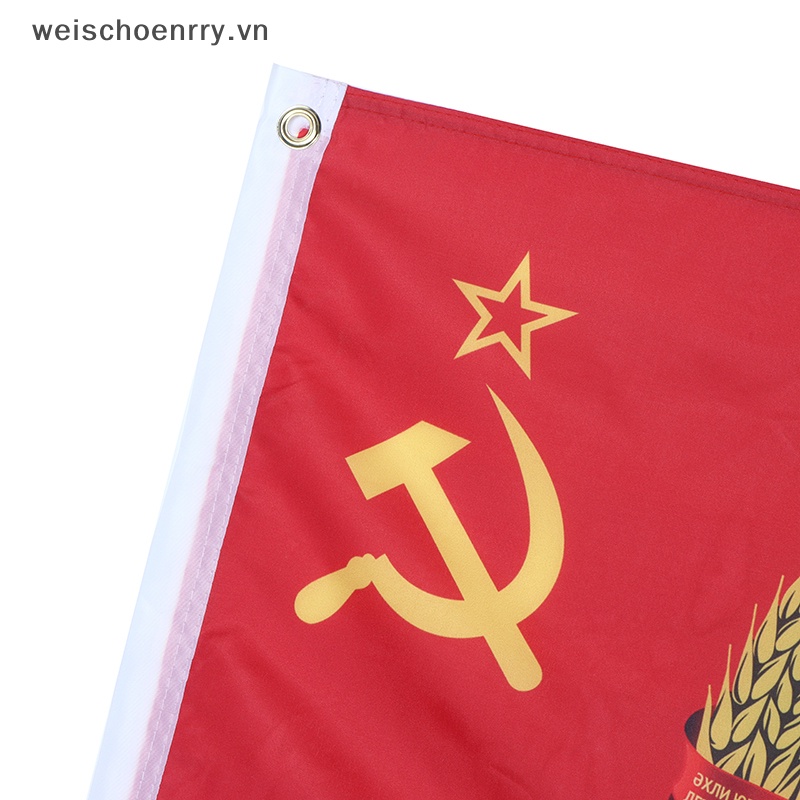 Lá Cờ Liên Xô CCCP USSR Nga 90 * 150cm / 60 * 90cm Chất Lượng Cao