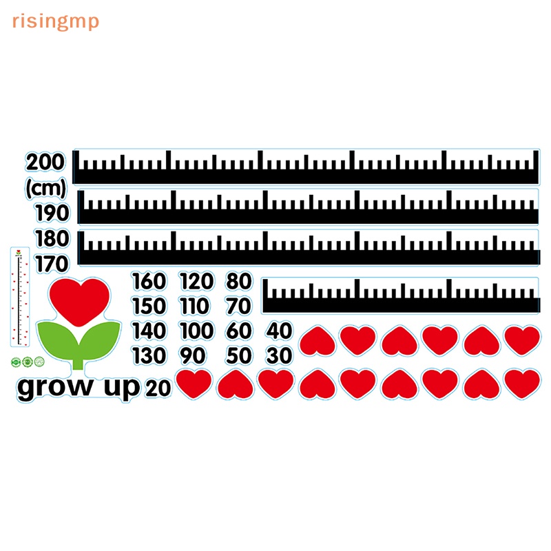 [risingmp] Đề Can Đo Chiều Cao Dán Tường Hình Động Vật Dưới Biển