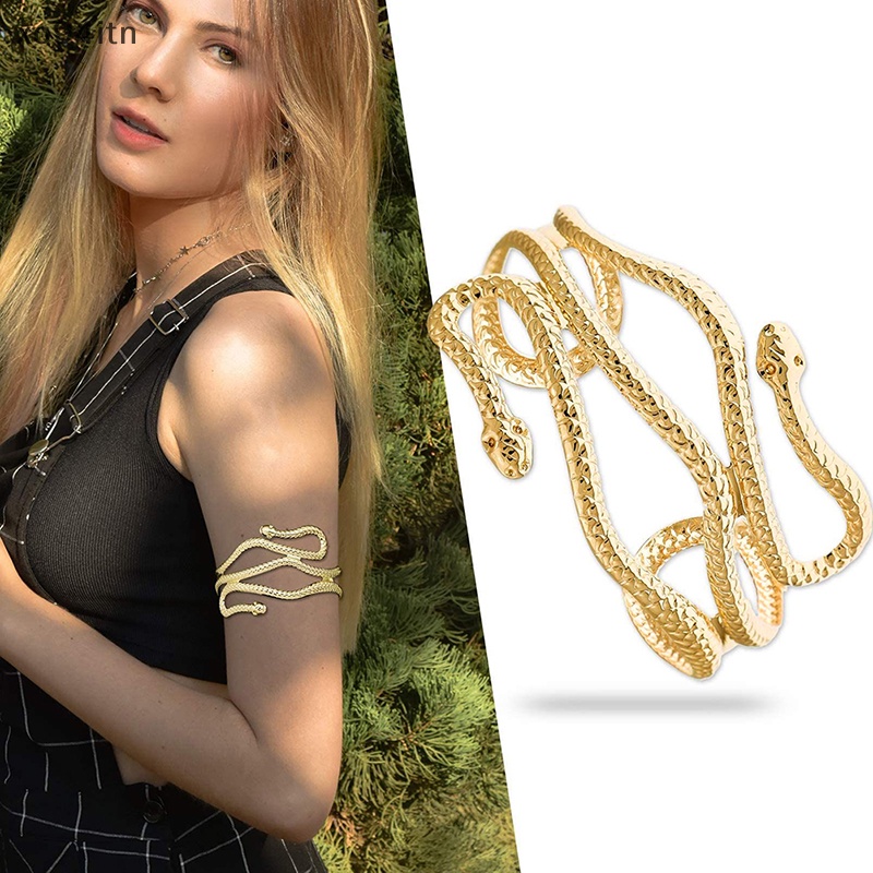 Vòng Đeo Cánh Tay Hình Rắn Mở Điều Chỉnh Được Thời Trang Cho Nữ