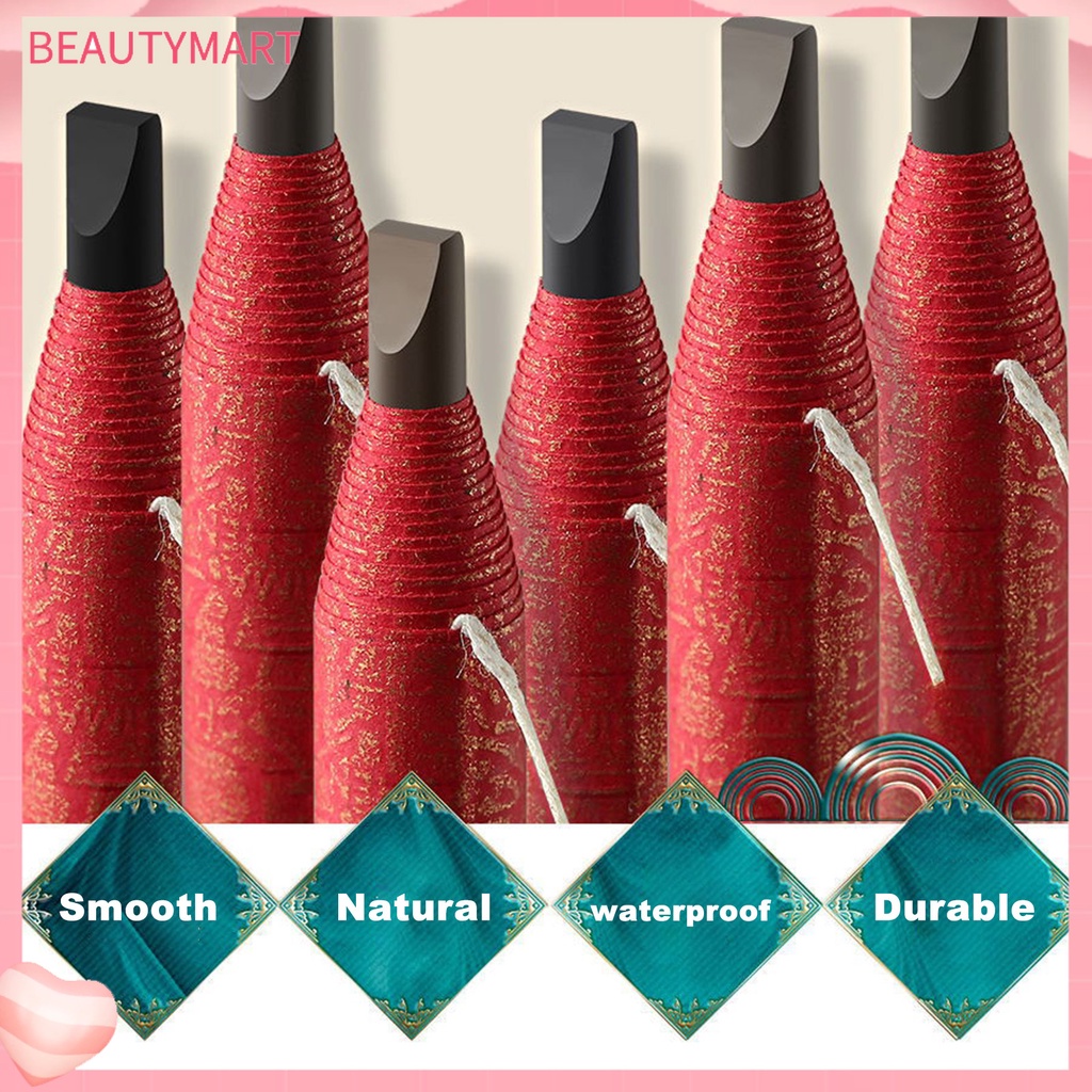 Bút Chì Kẻ Lông Mày Đầu Phẳng Kháng Nước Chống Mồ Hôi Không Phai Tự Nhiên 6 Màu Tùy Chọn Cho Người Mới Bắt Đầu