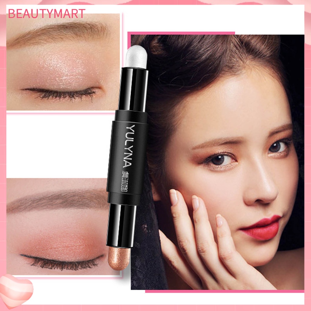 Phấn Mắt Dạng Thỏi Thiết Kế Hai Đầu Màu Gradient Lấp Lánh Chống Thấm Nước beautymart