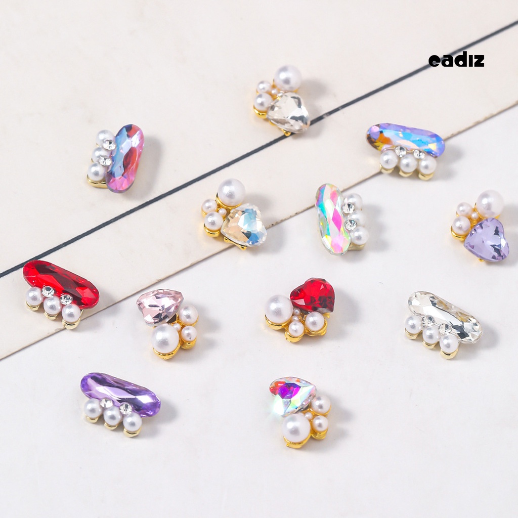 Bộ 10 Hạt Ngọc Trai Giả Lấp Lánh Sang Trọng Dùng Trang Trí Móng Tay Nghệ Thuật