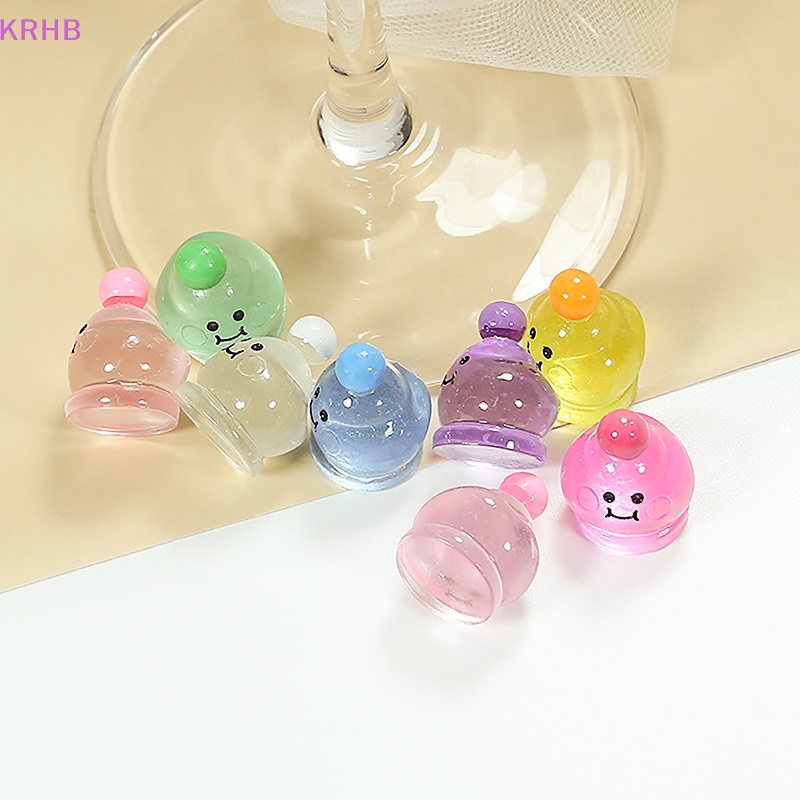 Set 3 Đồ trang trí Hạt Đậu Dạ Quang Dễ Thương Dùng Trang Trí Tiểu Cảnh Mới