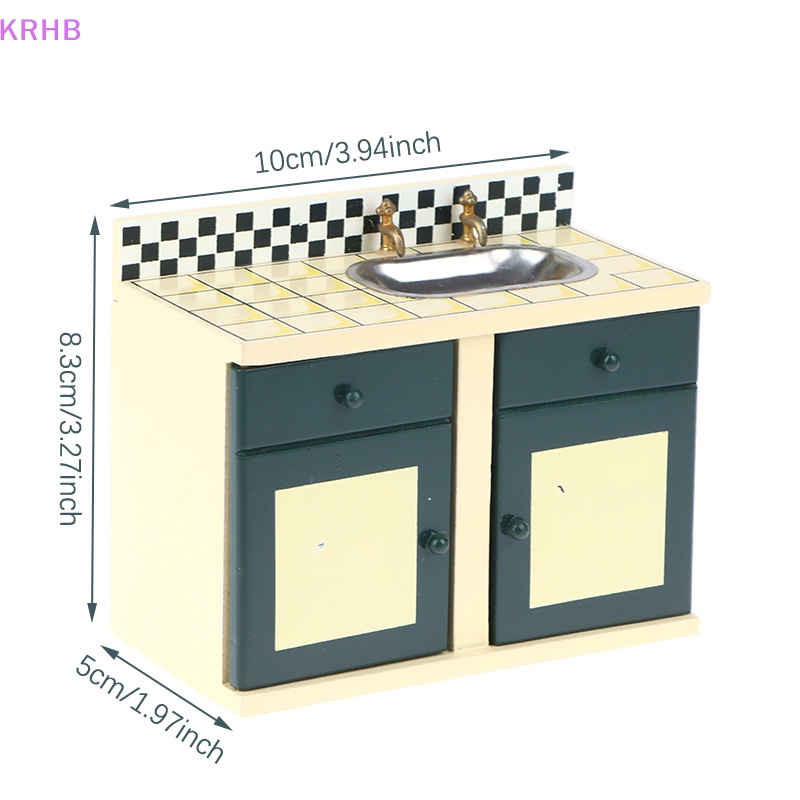 Chậu Rửa Mini Tỉ Lệ 1: 12 Cho Nhà Búp Bê Mới