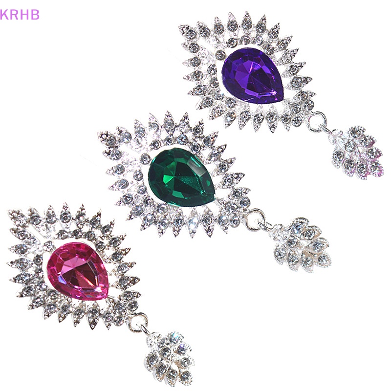 Cài Áo Hình Giọt Nước Đính Đá Pha Lê Thời Trang Mới