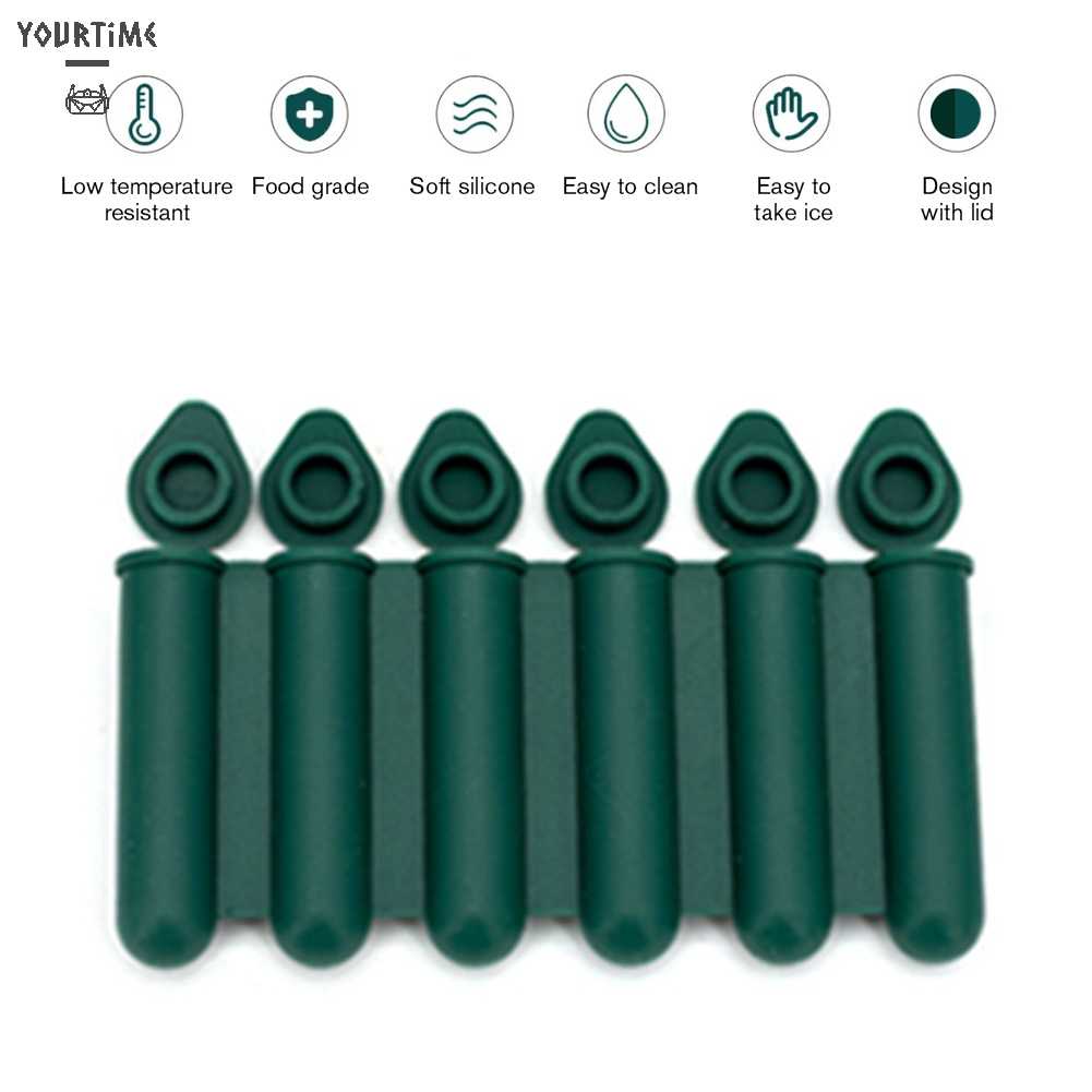 Khuôn Silicone Làm Đá 6 Ngăn Tiện Lợi