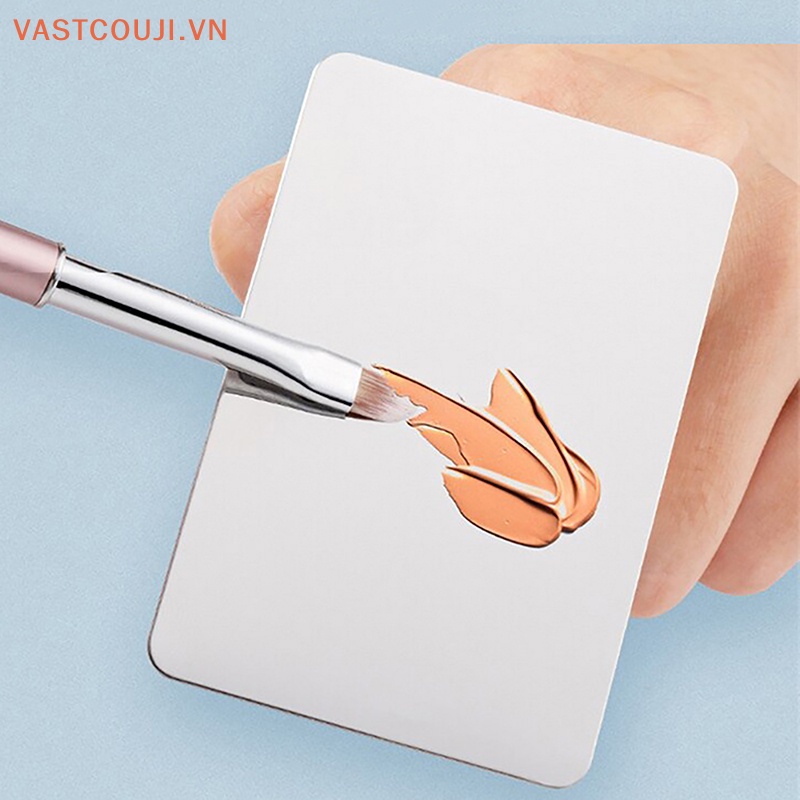 Bộ Bảng Trộn Màu Trang Điểm Móng Tay Bằng Thép Không Gỉ VASTJI