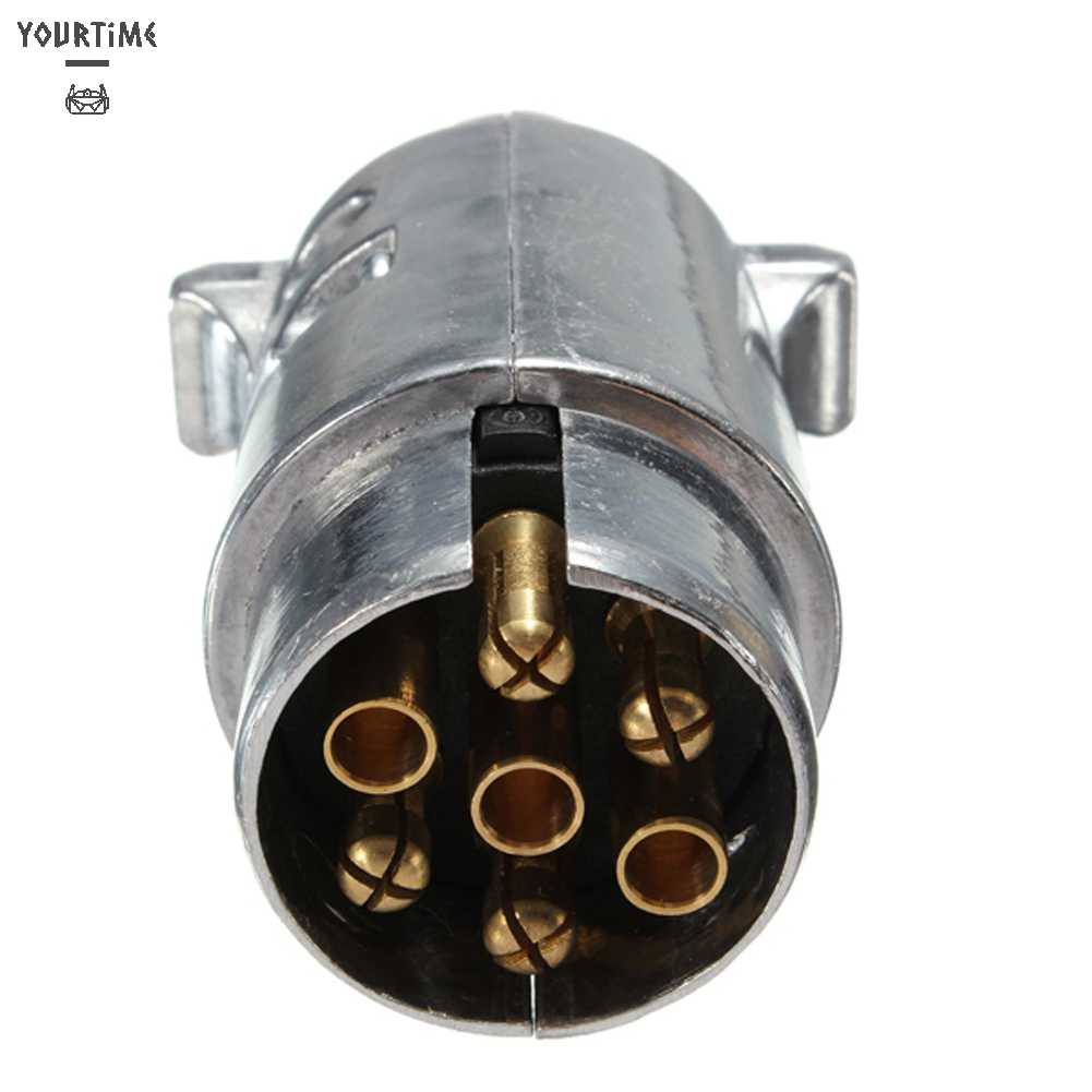 Phích Cắm 7 Chấu Tròn Bằng Kim Loại Cho Xe Tải / Tàu Thuyền