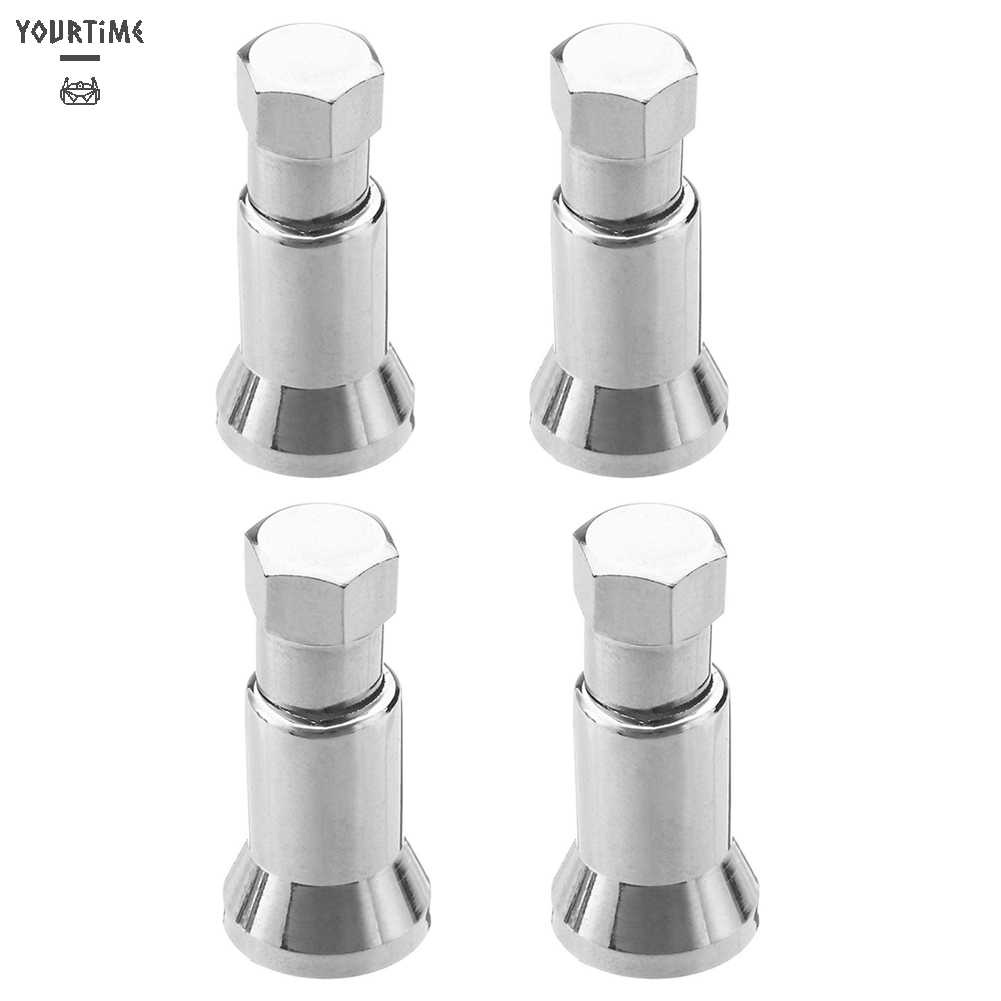 Set 4 Nắp Van Bánh Xe TR413 Mạ Crôm